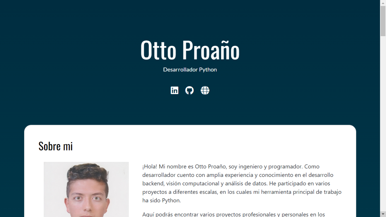 Personal Portfolio extra